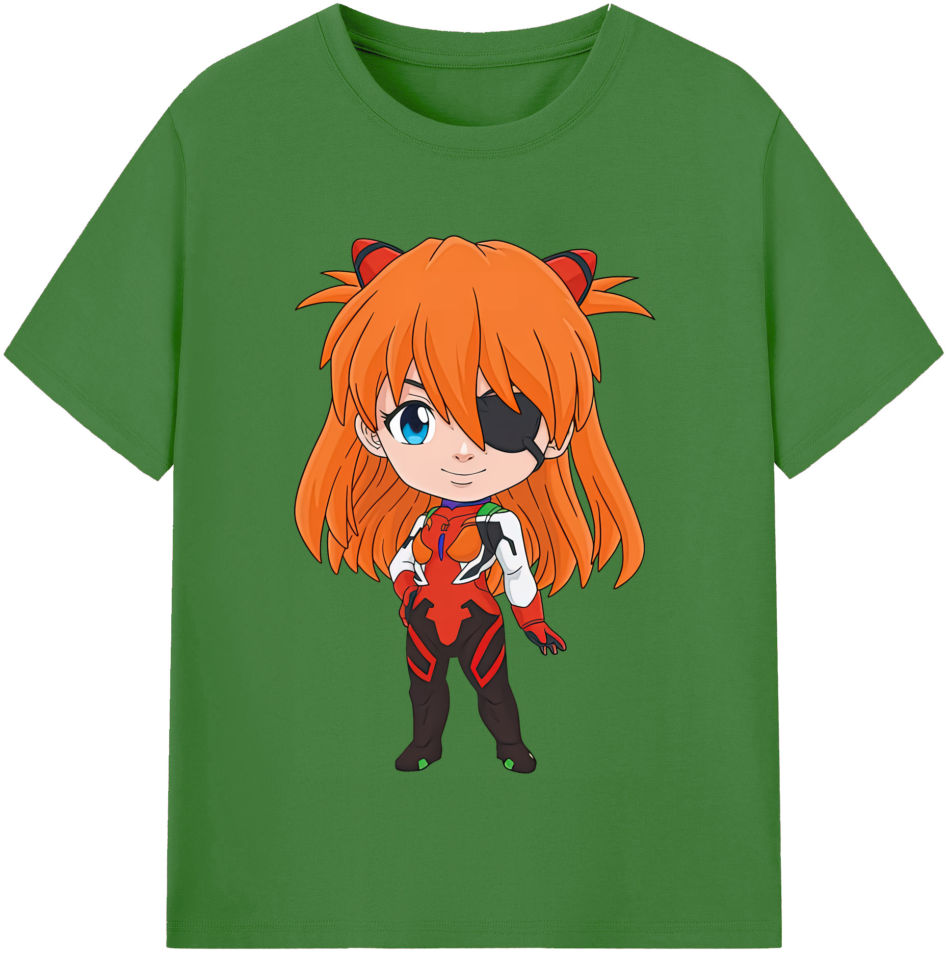 （画像用） EVA 新世紀エヴァンゲリオン レディースカジュアルプリントTシャツ（綿100％）
